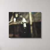 Macrowaterdruppel Canvas Afdruk (Voorkant)