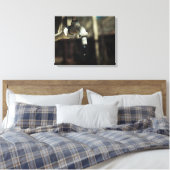 Macrowaterdruppel Canvas Afdruk (Insitu (Slaapkamer))