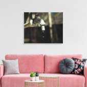 Macrowaterdruppel Canvas Afdruk (Insitu (Woonkamer))