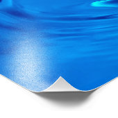 Macrowaterdruppel Foto Afdruk (Hoek)