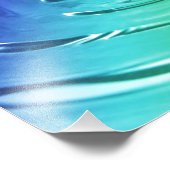 Macrowaterdruppel Foto Afdruk (Hoek)