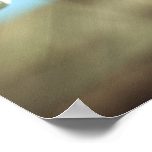 Macrowaterdruppel Poster (Hoek)