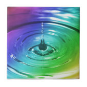 Macrowaterdruppel Tegeltje (Voorkant)