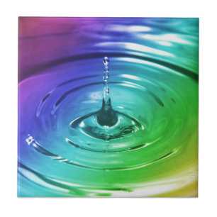 Macrowaterdruppel Tegeltje