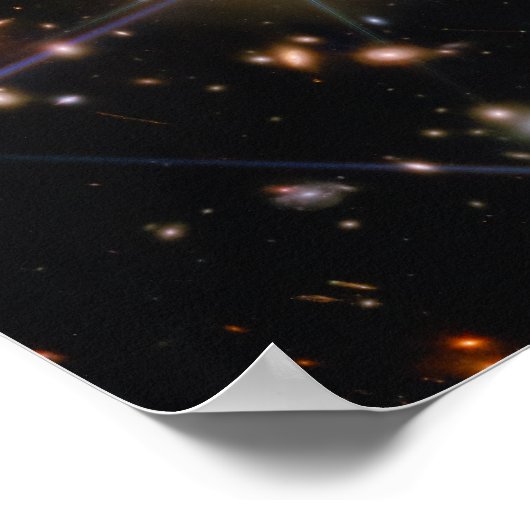 MACS0647 | Gravitationaal uitleeneffect | JWST Poster (Hoek)