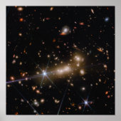 MACS0647 | Gravitationaal uitleeneffect | JWST Poster (Voorkant)