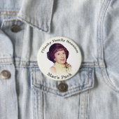 Mac's Pack Creme met zwarte letters Ronde Button 7,6 Cm (In situ)
