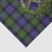 MacTaggart Tartan en Celtic Trinity Knot Tissuepapier (Detail)