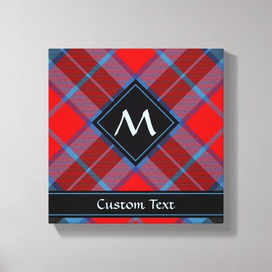 MacTavish Clan Tartan Canvas Afdruk (Voorkant)