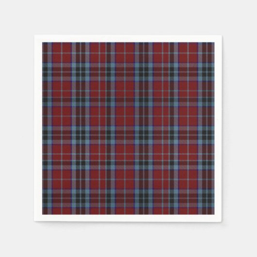 MacTavish Clan Tartan Plaid Papieren servetten (Voorkant)