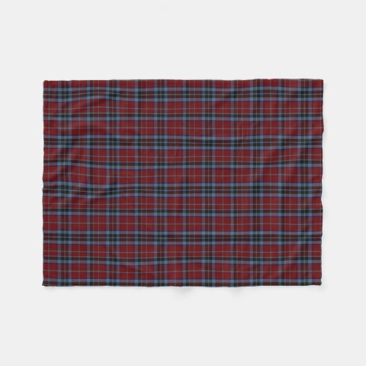 MacTavish Clan Tartan Pset Fleece Blanket (Voorkant (Horizontaal))