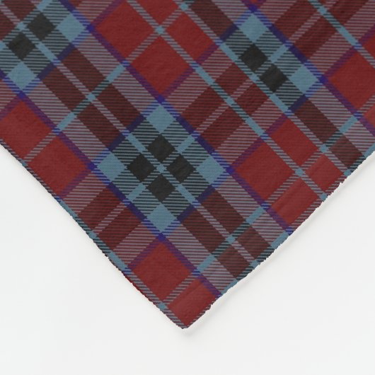 MacTavish Clan Tartan Pset Fleece Blanket (Hoek)