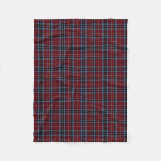 MacTavish Clan Tartan Pset Fleece Blanket Deken (Voorkant)