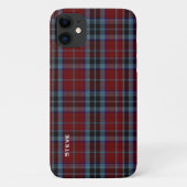 MacTavish Clan Tartan Pset iPhone 4 Case (Achterkant)