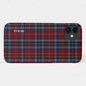 MacTavish Clan Tartan Pset iPhone 4 Case (Achterkant (horizontaal))