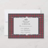 MacTavish Modern Schots Tartan RSVP (Voorkant)