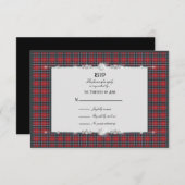MacTavish Modern Schots Tartan RSVP (Voorkant / Achterkant)