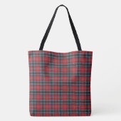 MacTavish Modern Scottish Clan Tartan Tote Bag (Achterkant)