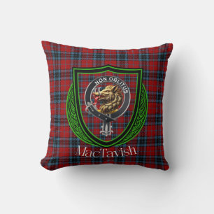MacTavish Schotse Clan Tartan & Crest Kussen