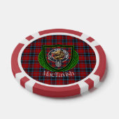 MacTavish Schotse Clan Tartan & Crest Poker Chips (Enkel)