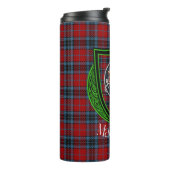 MacTavish Schotse Clan Tartan & Crest Thermosbeker (Gedraaid links)
