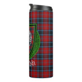 MacTavish Schotse Clan Tartan & Crest Thermosbeker (Geroteerd rechts)
