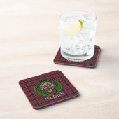MacTavish Scottish Clan Tartan & Crest Bier Onderzetter (Rechterzijde)