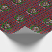 MacTavish Scottish Clan Tartan & Crest Cadeaupapier (Hoek)
