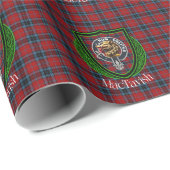 MacTavish Scottish Clan Tartan & Crest Cadeaupapier (Rol Hoek)