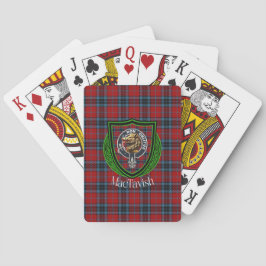 MacTavish Scottish Clan Tartan & Crest Pokerkaarten