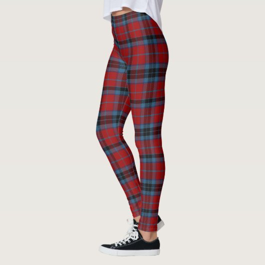 MacTavish Tartan Modern Red Women's Leggings (Links)