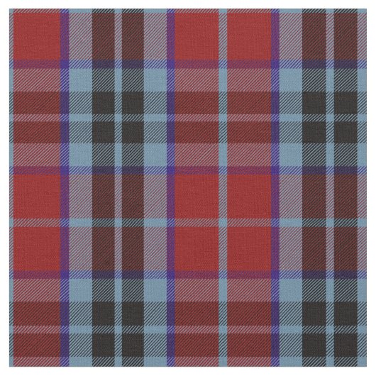MacTavish Tartan Print Stof (Close Up)