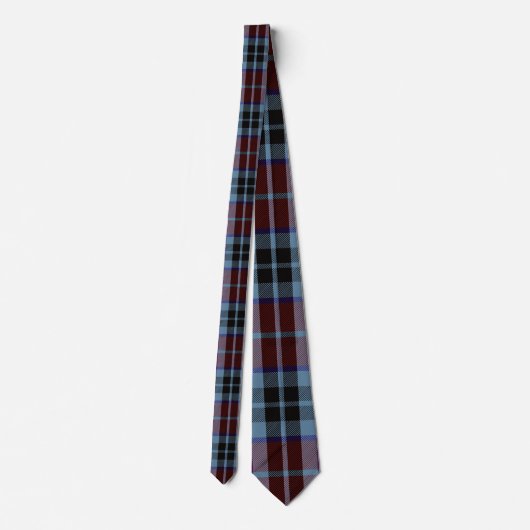 MacTavish Tartan Print Stropdas (Achterkant)