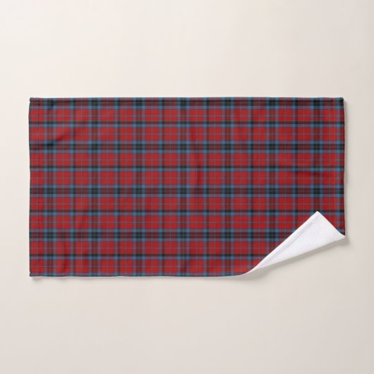 MacTavish Tartan Red en Blue Pset Bad Handdoek (Handdoek)