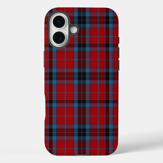 MacTavish Tartan Red en Blue Pset Case-Mate iPhone Case (Achterkant)