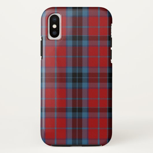 MacTavish Tartan Red en Blue Pset Case-Mate iPhone Case (Achterkant)
