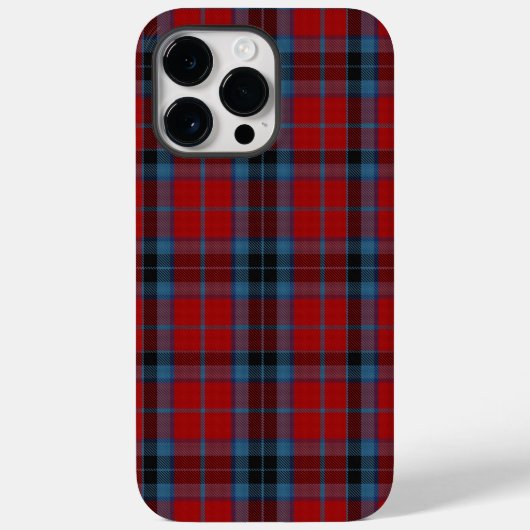 MacTavish Tartan Red en Blue Pset Case-Mate iPhone Case (Achterkant)