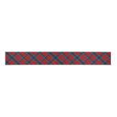 MacTavish Tartan Red en Blue Pset Grosgrain Lint (Voorkant)