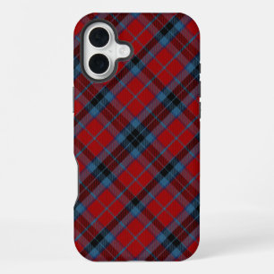 MacTavish Tartan Rood en Blauw Geruit iPhone 16 Plus Hoesje