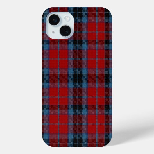 MacTavish Tartan Rood en Blauw Schotse Ruit Case-Mate iPhone Case (Achterkant)