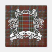 MacTavish Tartan Shield Magneet (Voorkant)