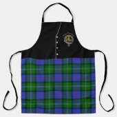 MacThomas Clan Badge & Tartan Kilt Schort (Voorkant)
