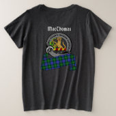 MacThomas Clan Badge Women's Back Grote Maat T-shirt (Design achterkant)