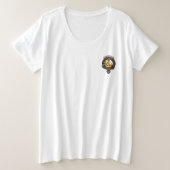 MacThomas Clan Women's Grote Maat T-shirt (Design voorkant)