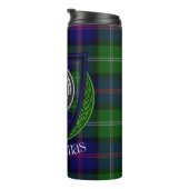 MacThomas Schotse Clan Tartan & Crest Thermosbeker (Geroteerd rechts)