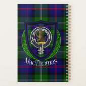 MacThomas Schotse Clan Tartan & Wapen Planner (Achterkant)