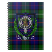 MacThomas Scottish Clan Tartan & Crest Notitieboek (Voorkant)