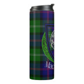 MacThomas Scottish Clan Tartan & Crest Thermosbeker (Gedraaid links)