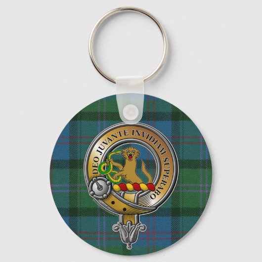 MacThomas Tartan & Badge Sleutelhanger (Voorkant)