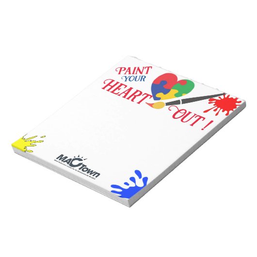 MACTown Verf je hart uit Notitieblok (Linkerzijde)